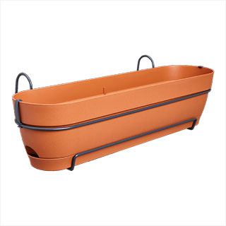 Floreira Varanda Vibia Campana-70cm-Terracota-Elho